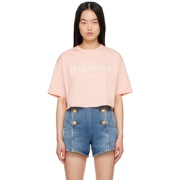 Pink Vintage T Shirt 241251F110025