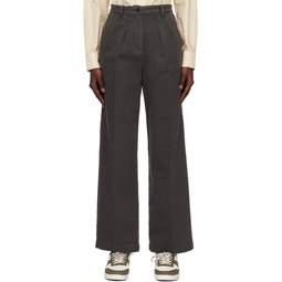Gray Tressie Trousers 241252F087005