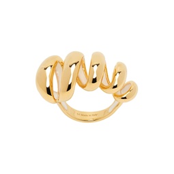Gold Melodie Ribbon Ring 241254F024000