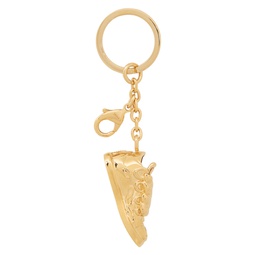 Gold Curb Sneakers Key Chain 241254M148003