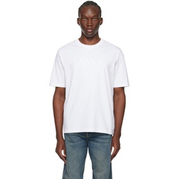 White Oversized T Shirt 241254M213009