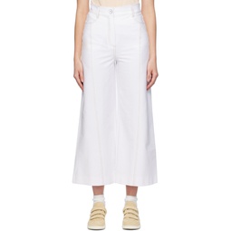 White Foster Trousers 241265F087006