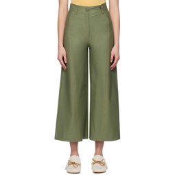 Green Foster Trousers 241265F087007