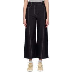 Black Foster Trousers 241265F087008
