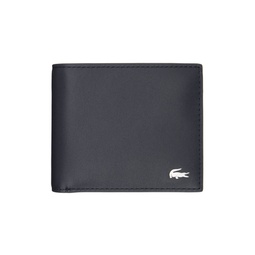Navy Fitzgerald Leather Wallet 241268M164005