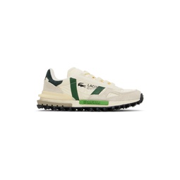 Off White   Green Elite Active Branded Sneakers 241268M237004