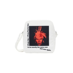 White Andy Warhol Print Messenger Bag 241270F048027