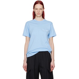 Blue Printed T Shirt 241270F110021