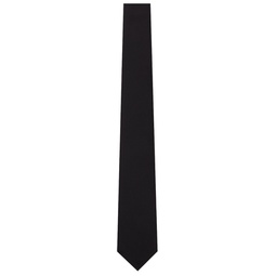 Black Silk Tie 241270M158016