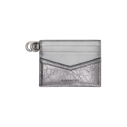 Silver Voyou Card Holder 241278F037004