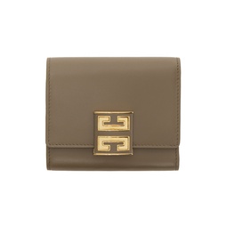 Taupe 4G Trifold Wallet 241278F040006