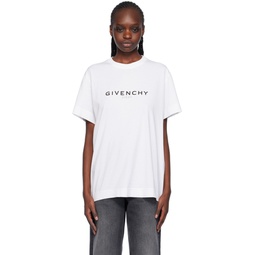 White Reverse T Shirt 241278F110003