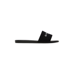 Black 4G Flat Sandals 241278F125010