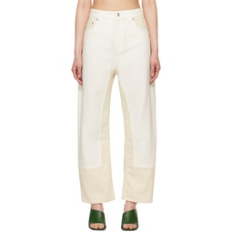 White Zenica Jeans 241301F069003