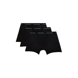 Three Pack Black Stretch Boxer Briefs 241325M216010