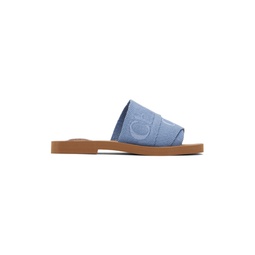 Blue Woody Sandals 241338F124022