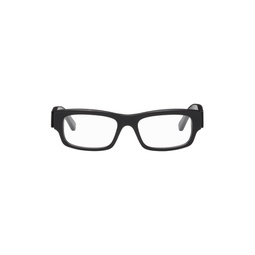 Black Rectangular Glasses 241342M133000