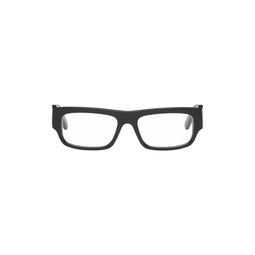 Black Rectangular Glasses 241342M133011