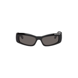 Black Rectangular Sunglasses 241342M134003