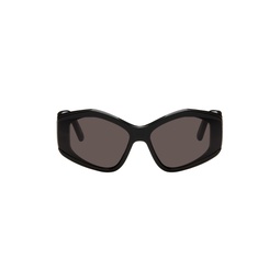 Black Geometric Sunglasses 241342M134083