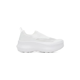 White Salomon Edition Slip On Platform Sneakers 241347M237003
