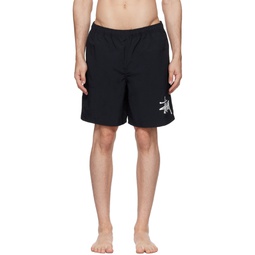 Black Big Basic Swim Shorts 241353M208003