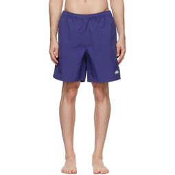 Blue Stock Swim Shorts 241353M208006