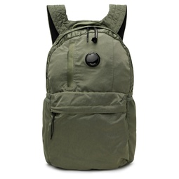 Green Nylon B Backpack 241357M166005