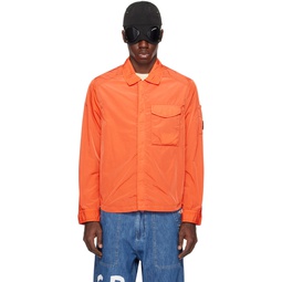 Orange Pocket Jacket 241357M180020