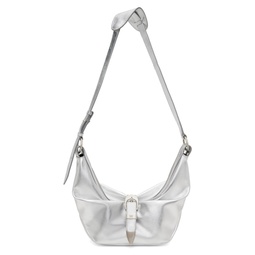 Silver Belted Mini Bag 241369F048056