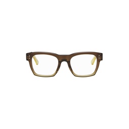 Brown   Yellow Abiod Glasses 241379M133009
