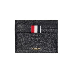 Black Note Compartment Card Holder 241381M163002