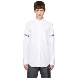 White Striped Shirt 241381M192026