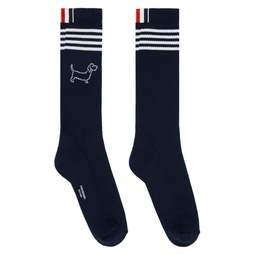 Navy Hector Icon Athletic Socks 241381M220001