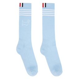 Blue Hector Icon Athletic Socks 241381M220002