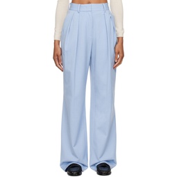 Blue Luisa Trousers 241386F087007