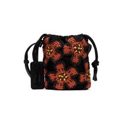 Black  Paris Boke Flower Crochet Bag 241387F048000