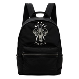 Black  Paris Logo Backpack 241387M166001