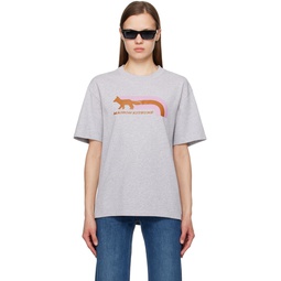 Gray Flash Fox T Shirt 241389F110004