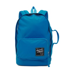 Blue The Traveller Backpack 241389M166001