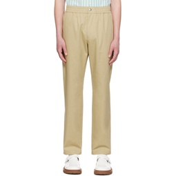 Beige Casual Trousers 241389M191004