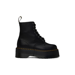 Black 1460 Pascal Max Leather Platform Boots 241399F113001