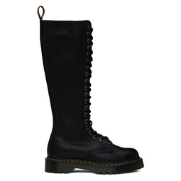 Black 1B60 Bex Pisa Leather Boots 241399F115001