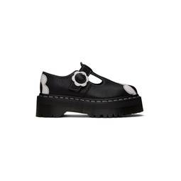 Black Bethan Leather Platform Loafers 241399F120017