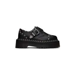 Black Monk Gothic Americana Loafers 241399F121034