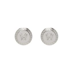 Silver Tribute Medusa Stud Earrings 241404F022030