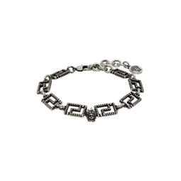 Silver Greca Bracelet 241404M142024