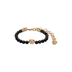 Black   Gold Medusa Bracelet 241404M142049