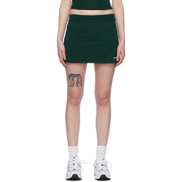 Green New Serif Court Skirt 241446F090003
