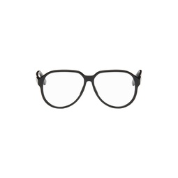 Black Aviator Glasses 241451M133033